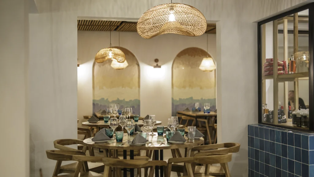 Interior del Restaurante Socarrat Miramar